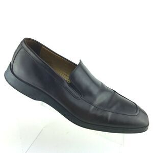 Cole Haan Air Loafer Men's 9 Brown Leather Apron Toe Slip On Comfort Shoe